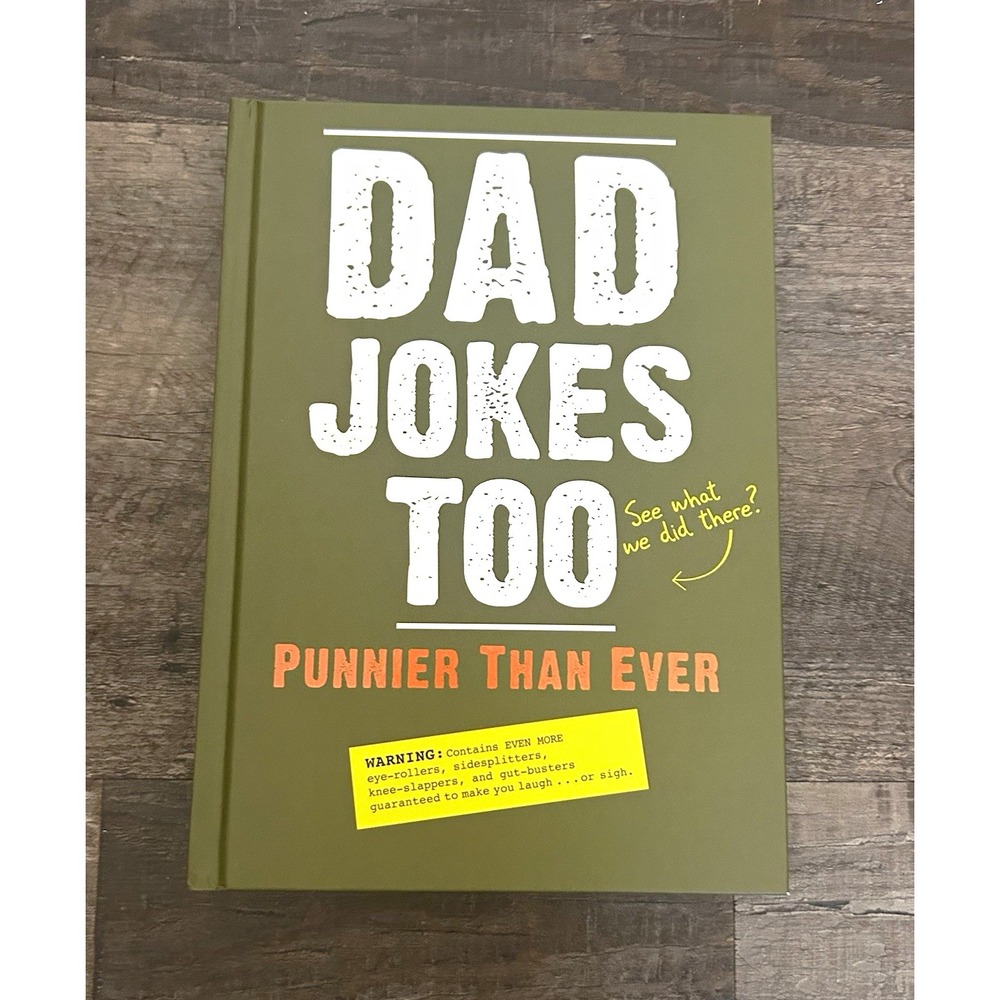 Portable Press Dad Jokes Too: Punnier Than Ever Hardcover Illustrated Humor 2025